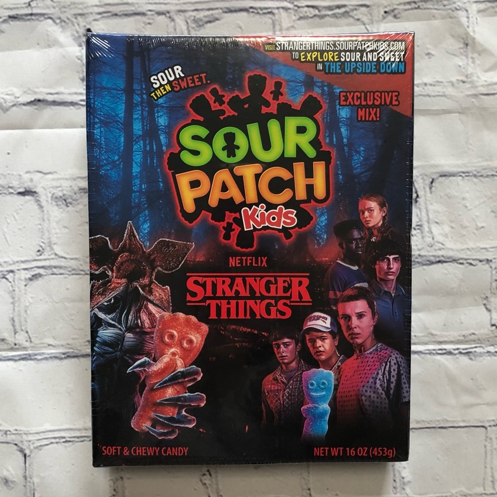SOUR PATCH KIDS Stranger Things Soft & Chewy Candy Limited Edition 1LB BOX 16oz
